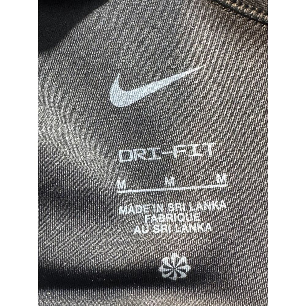 Nike DRI-FIT Swoosh Sport Bra Women Sz M Black Brand‎ New - Picture 7 of 8
